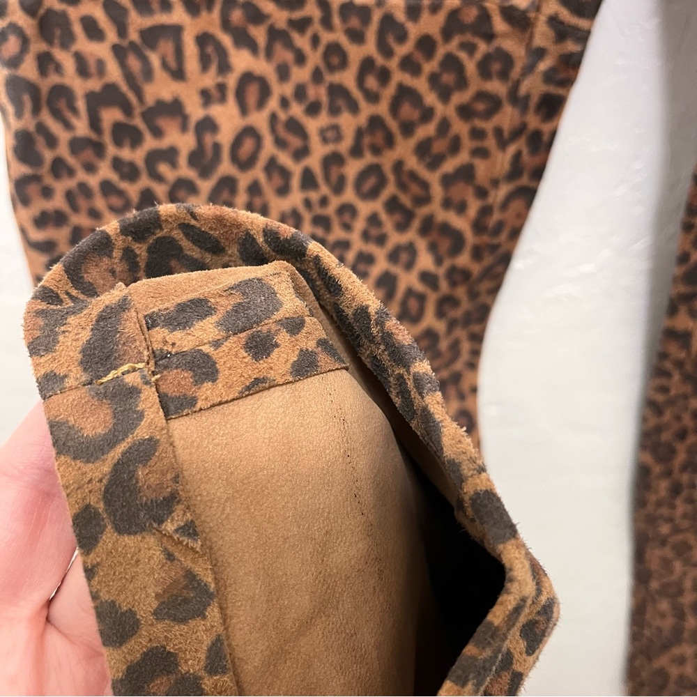 LPA Leopard Print Skinny Pants in Brown and Black - Picture 6 of 10